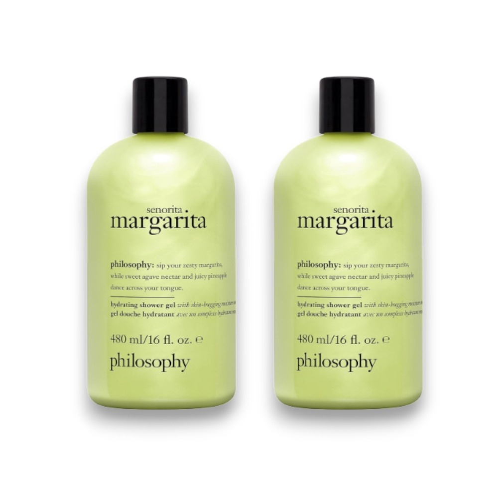 2 Pack Philosophy Hydrating Bath & Shower Gel Vegan Cruelty Free Body Wash
